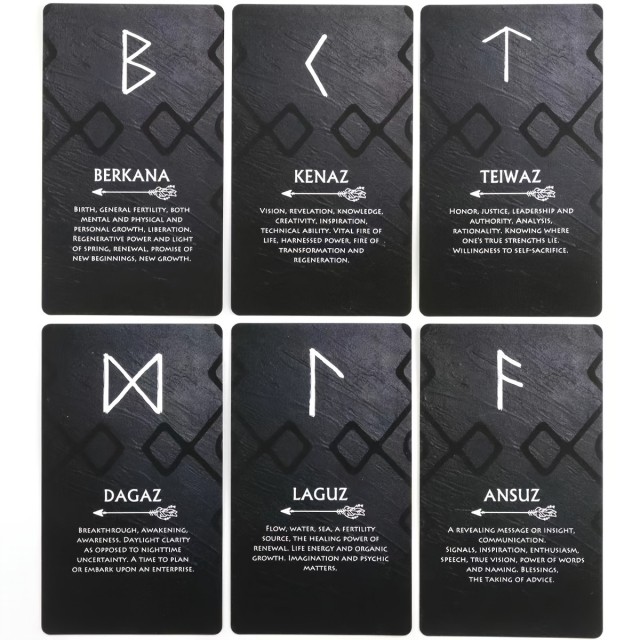 Orakeljski komplet runskih kart