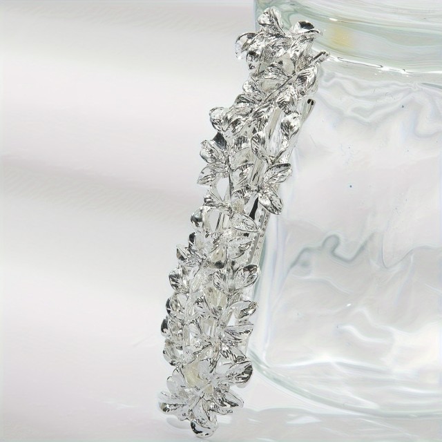 Ženska sponka za lase v srebrni barvi 