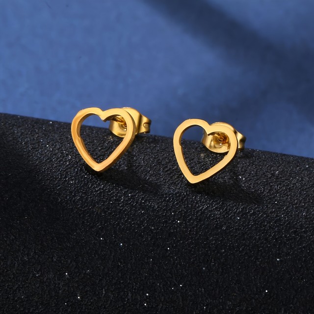 Komplet nakita iz nerjavečega jekla, verižica in uhani