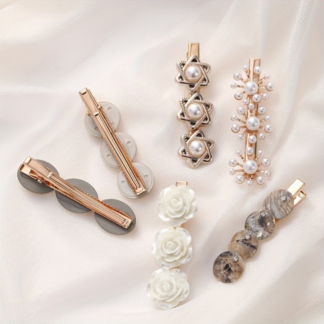 6 kosov modnih prikupnih sponk za lase