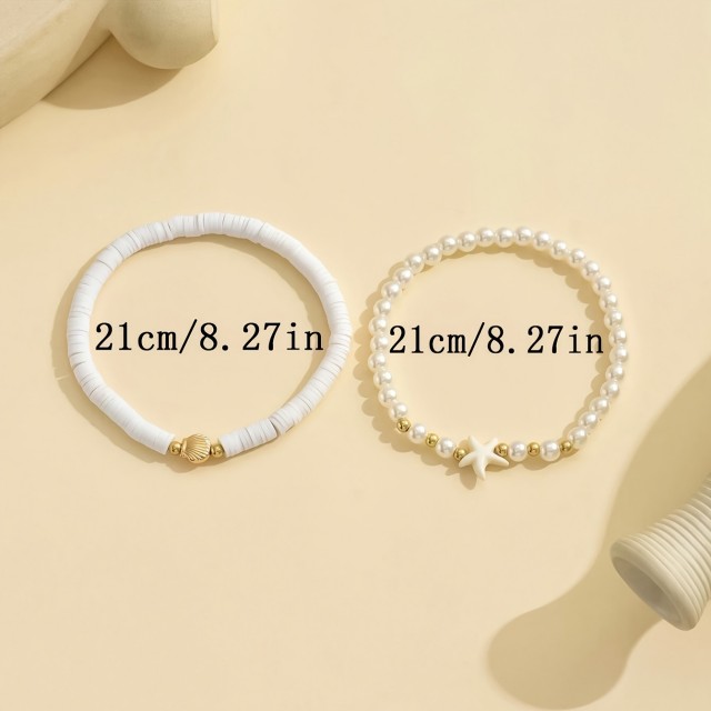 Komplet dveh zapestnic za gleženj 