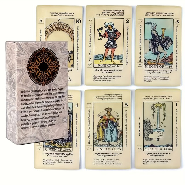 Komplet 78 kart MEANING TAROT 