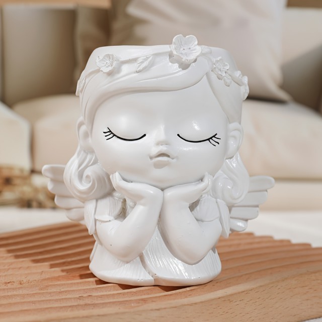 Cvetlični lonček DEKLICA V MISLIH