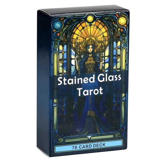  Tarot Vitraž - Komplet 78 Kart 