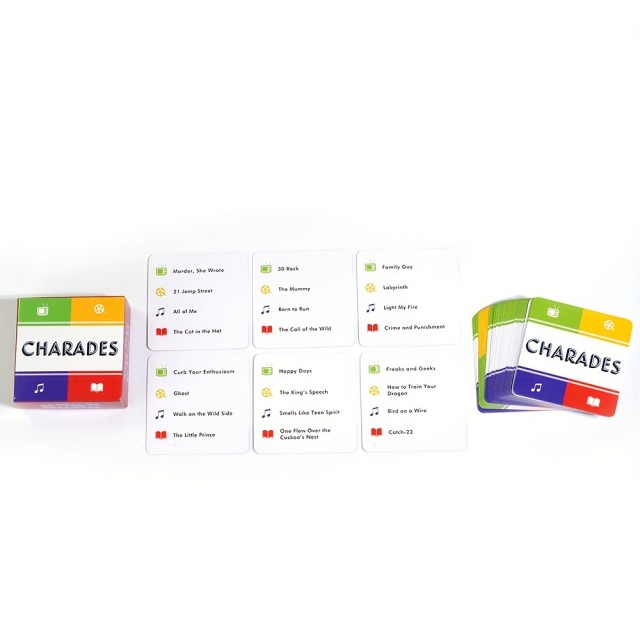 Družabna igra Charades za družino - 50 kart