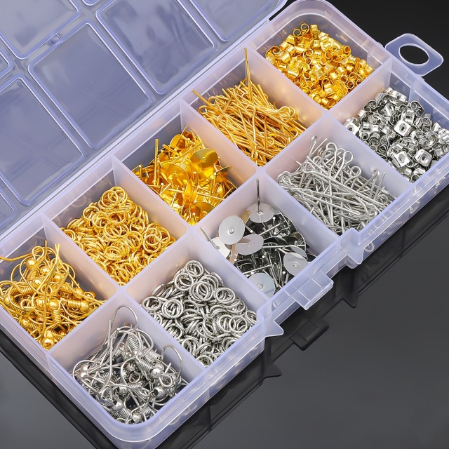 1060-delni komplet za izdelavo nakita – DIY set za uhane in nakit