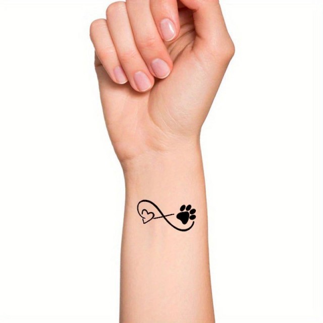 Vodoodporna tatu nalepka z motivom tačk