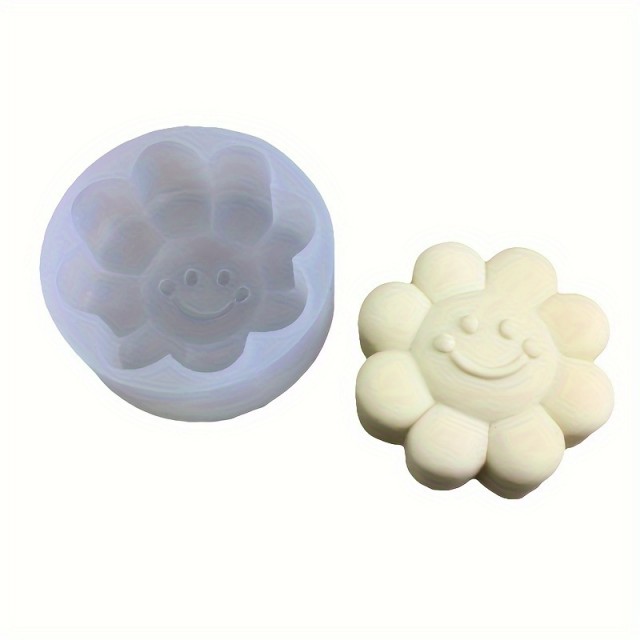 Silikonski model za milo ali slaščice – vesela sončnica