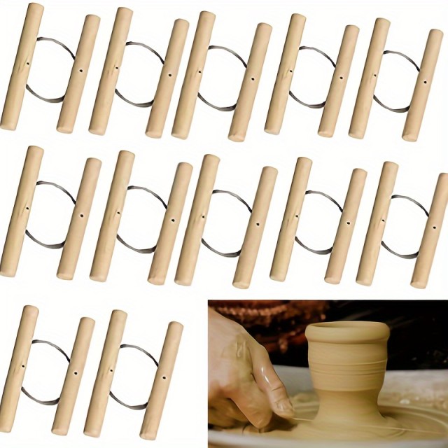 Komplet 3 robustnih kovinskih žičnih rezalnikov za glino in keramiko