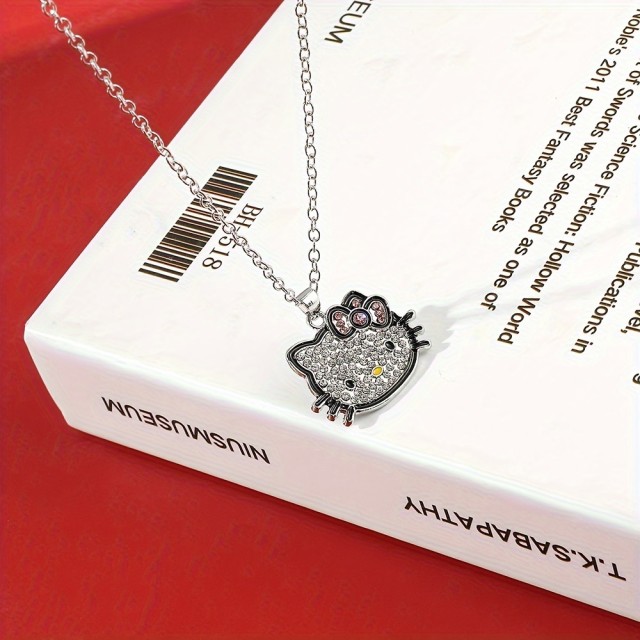 Prisrčna ogrlica otroški dizajn z mucko Kity