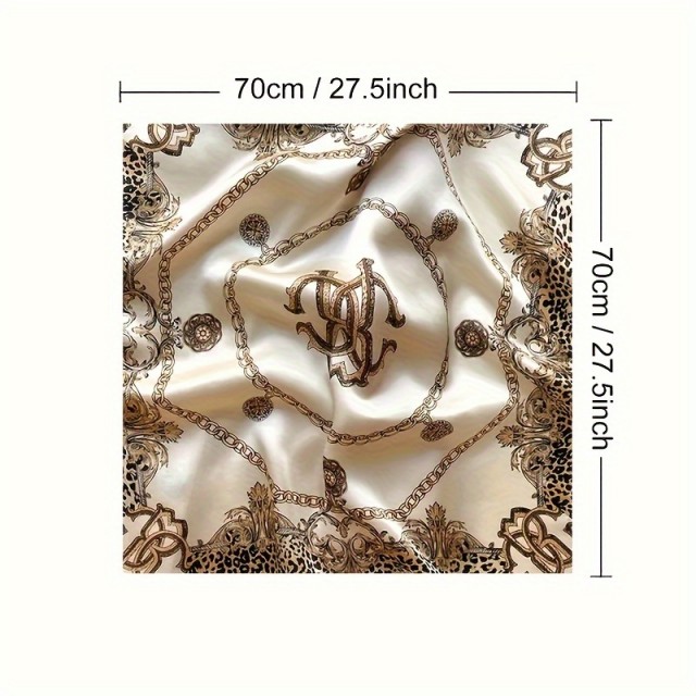 Boho stil kvadratna rutka za ženske