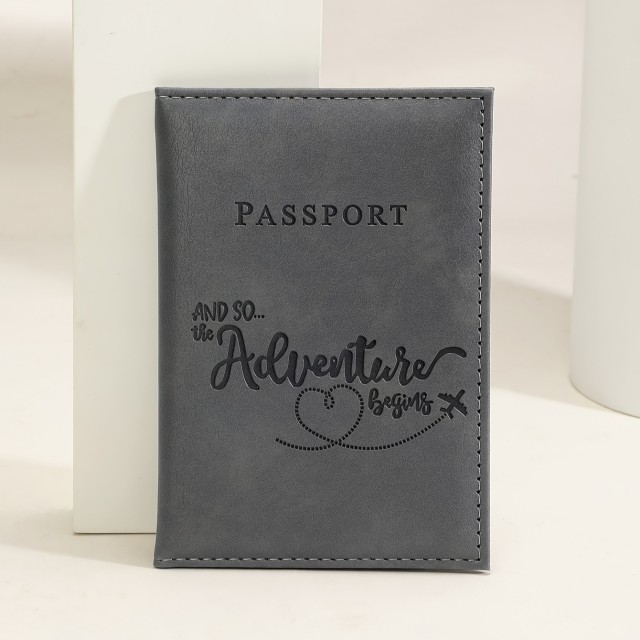 Ovitek za potni list AND SO THE ADVENTURE BEGINS 4 barve