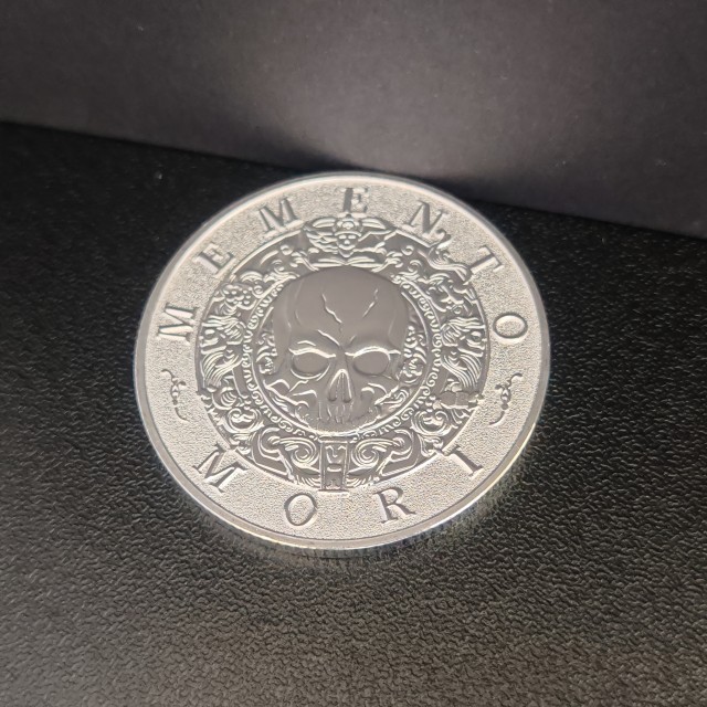 Spominski kovanec MEMENTO MORI