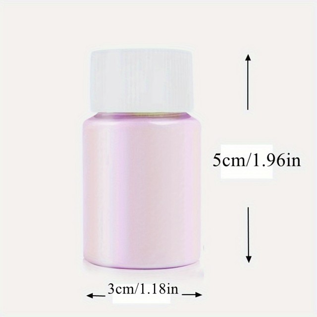 Biserni mica pigment v prahu za izdelavo sveč in mil - komplet 6 stekleničk