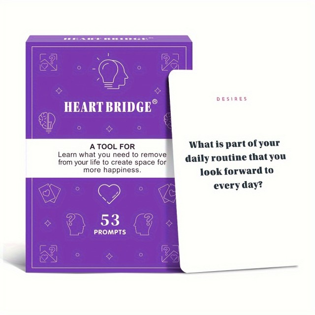 HEART BRIDGE – Komplet 53 Kart za Spodbudo, Samoljubezen in Osebno Rast
