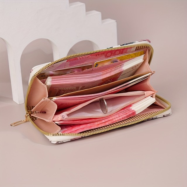 Prelepa denarnica s potiskom metuljčkov