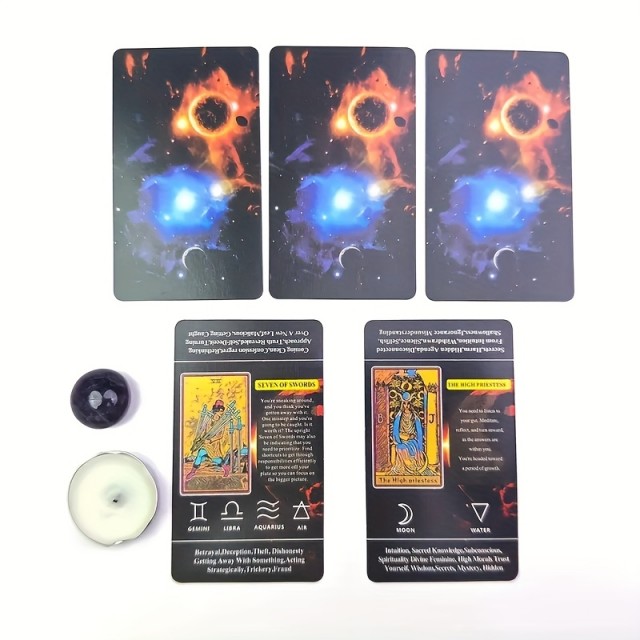 79 delni komplet tarot kart Light of Planets