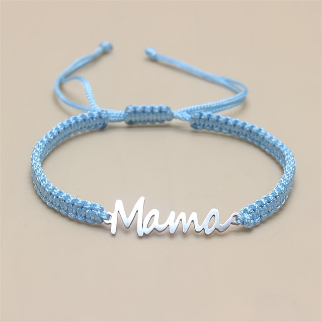 Nastavljiva zapestnica MAMA več barv 