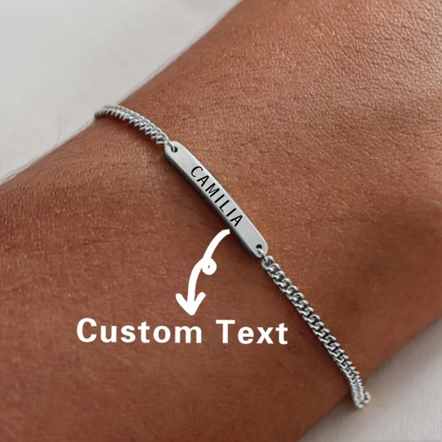 Personalizirana zapestnica z možnostjo gravure po želji