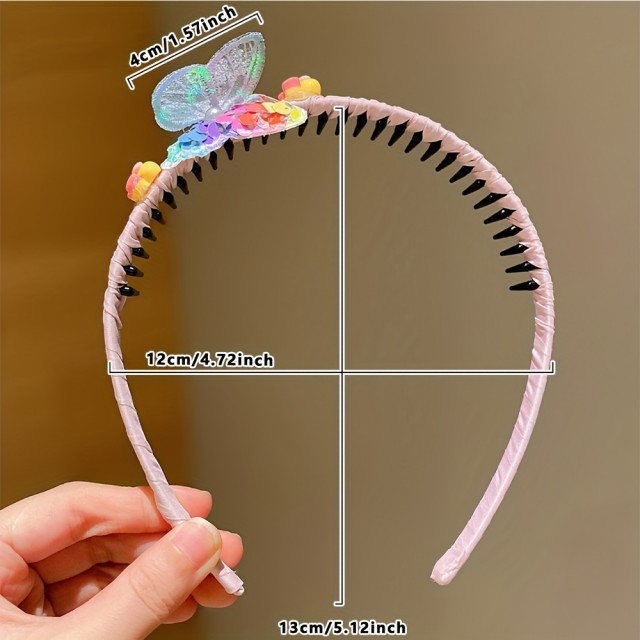 Komplet 3 prikupnih obročkov za lase za punčko