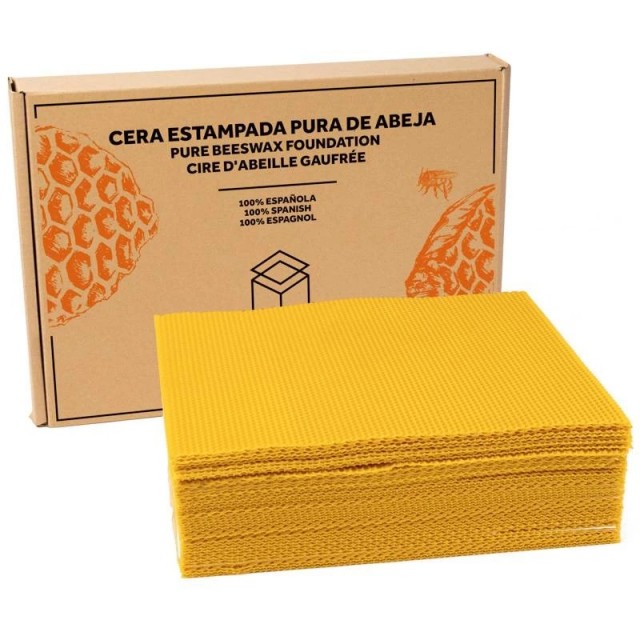 Satnica iz čebeljega voska za zvijanje sveč 41X26cm