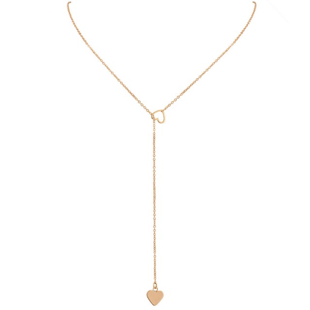 Verižica dvojna srce, dve barvi