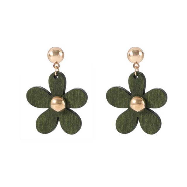 Uhani modni rožice, viseči