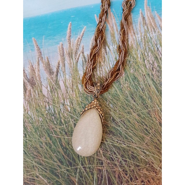 Ogrlica ZELENA ali BEŽ