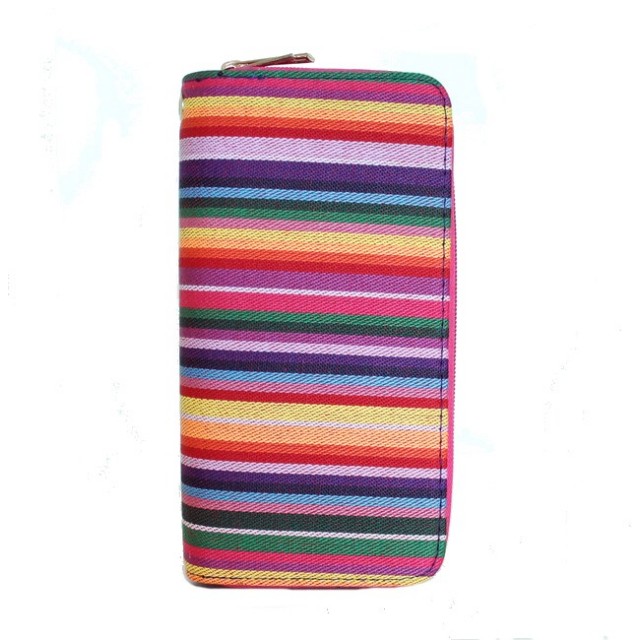 Denarnica PISANA, Z DVOJNO ZADRGO