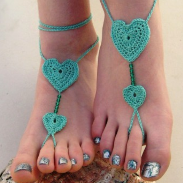 Zapestnica modna kvačkana poletna hit