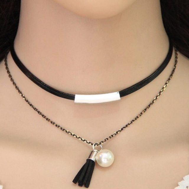 Choker verižica dvodelna 