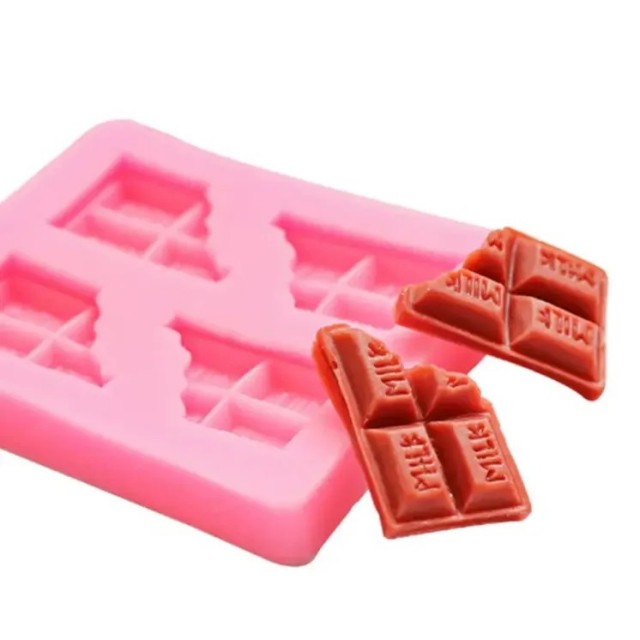 Komplet 2 silikonskih modelov za svečke mini čokoladice