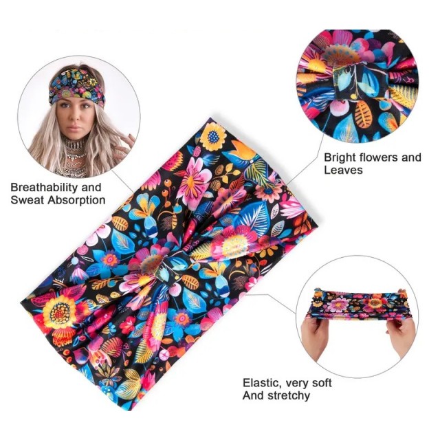 Barviti boho naglavni trak