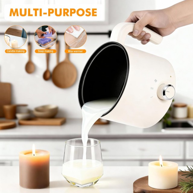 Začetni komplet za izdelavo sveč z električnim talilnikom voska (1,8 L)