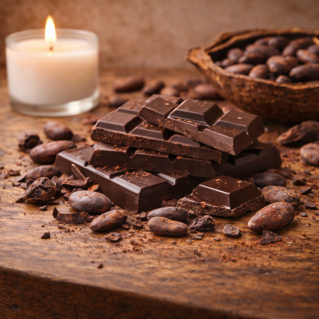 Premium dišava za sveče ČOKOLADA Z ZRNI KAKAVA