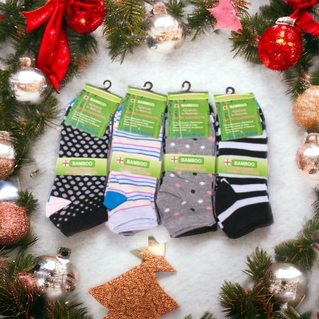 Ženske nogavice iz bambusa, 5292, 6 parov 39-42