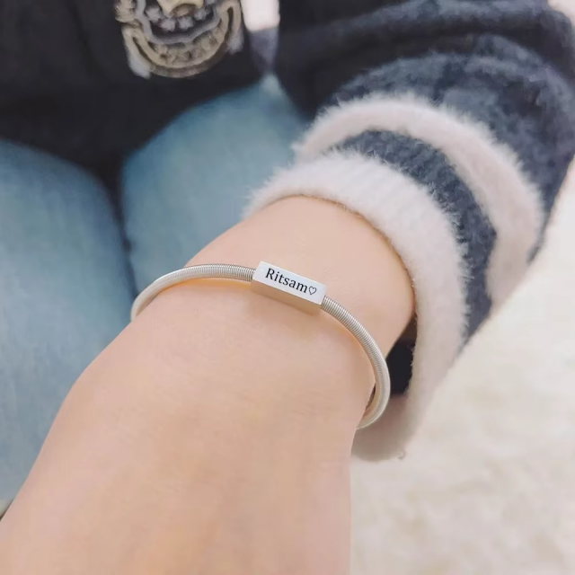 Personalizirana zapestnica z gravuro po želji 