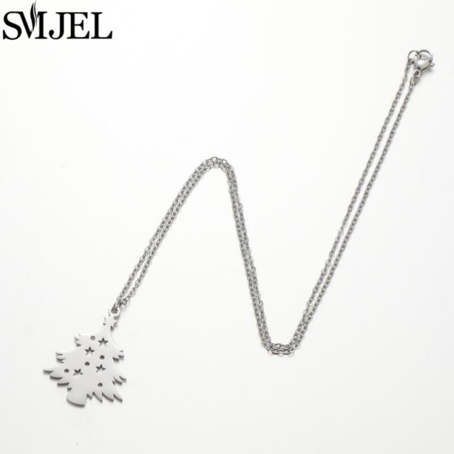 Verižica iz nerjavečega jekla, božična smreka