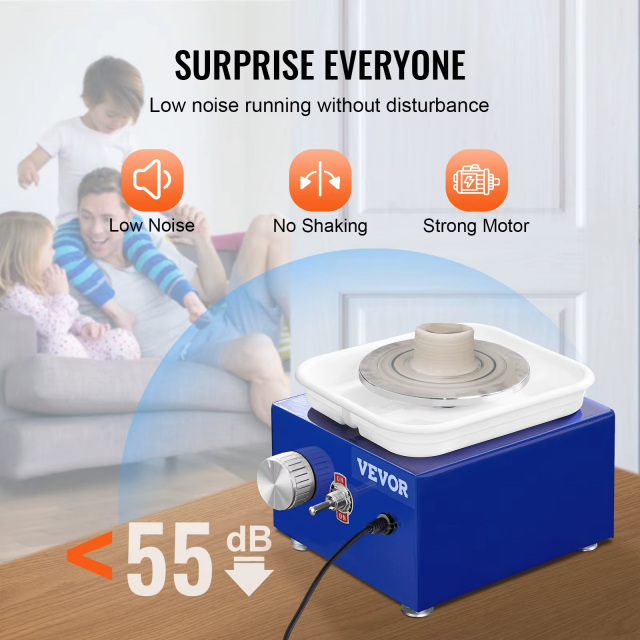 VEVOR mini lončarski vretenec 30W 