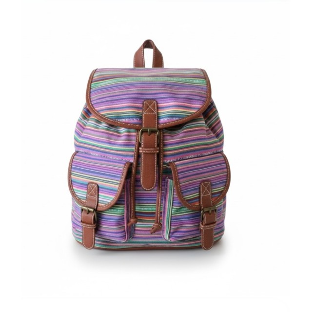 Nahrbtnik črtasti vijoličen