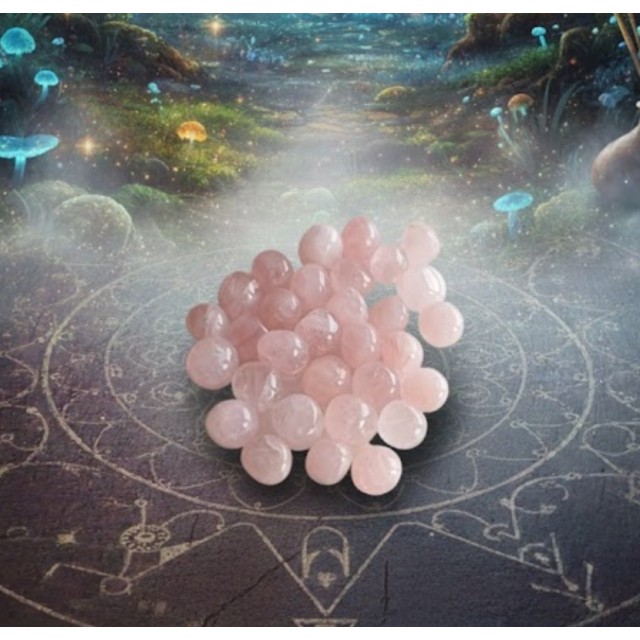 100% naravni brušen poliran ROŽNATI KVARC 100g