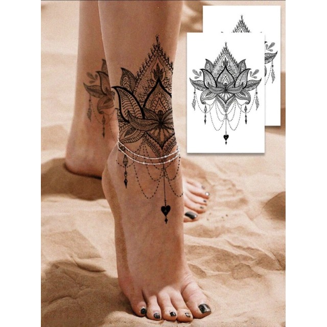 2 delni komplet začasnih tattoo nalepk 