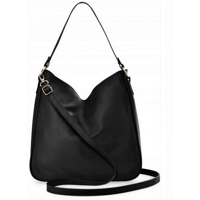 Torbica vrečasta črna modna