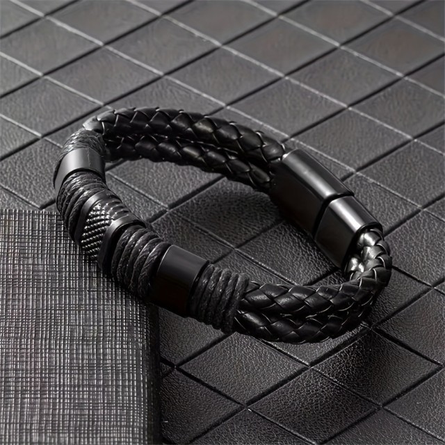 Personalizirana moška zapestnica z možnostjo do 2 gravur