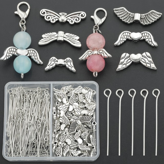 Komplet za izdelavo obeskov za ključe – 150 kosov