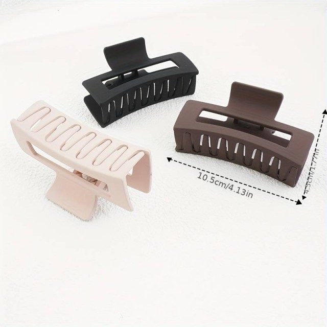 4 vintage sponke za lase v preprostem slogu, miks barve