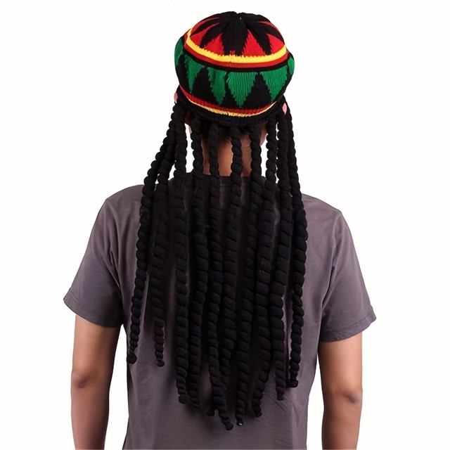 Rasta kapa z dolgimi dredi 