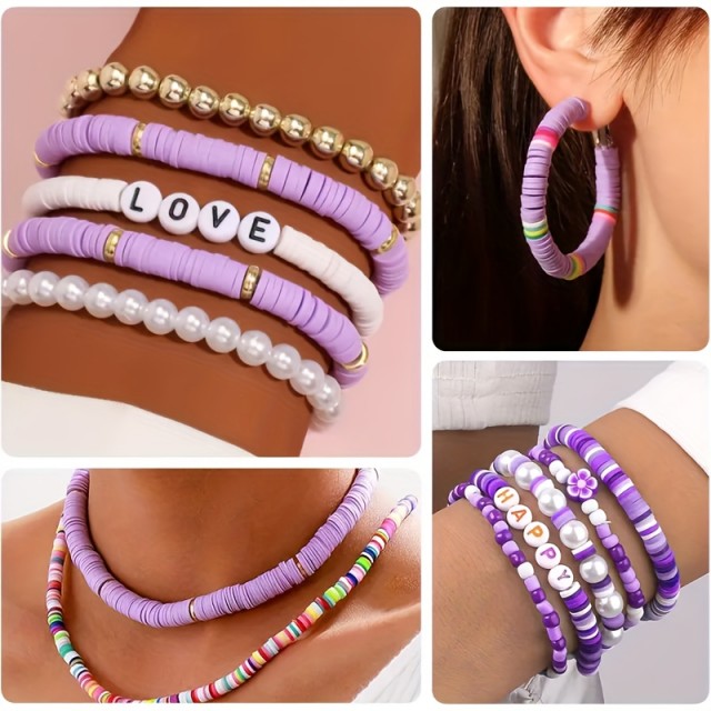 Komplert za izdelavo nakita v vijola odtenkih