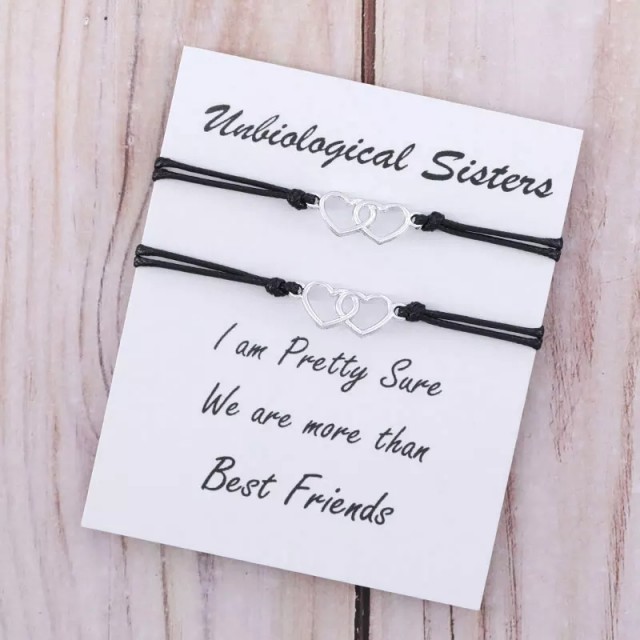 Komplet 2 zapestnic UNBIOLOGICAL SISTERS, 3 barve 