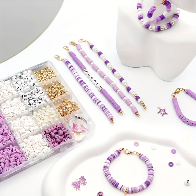 Komplert za izdelavo nakita v vijola odtenkih